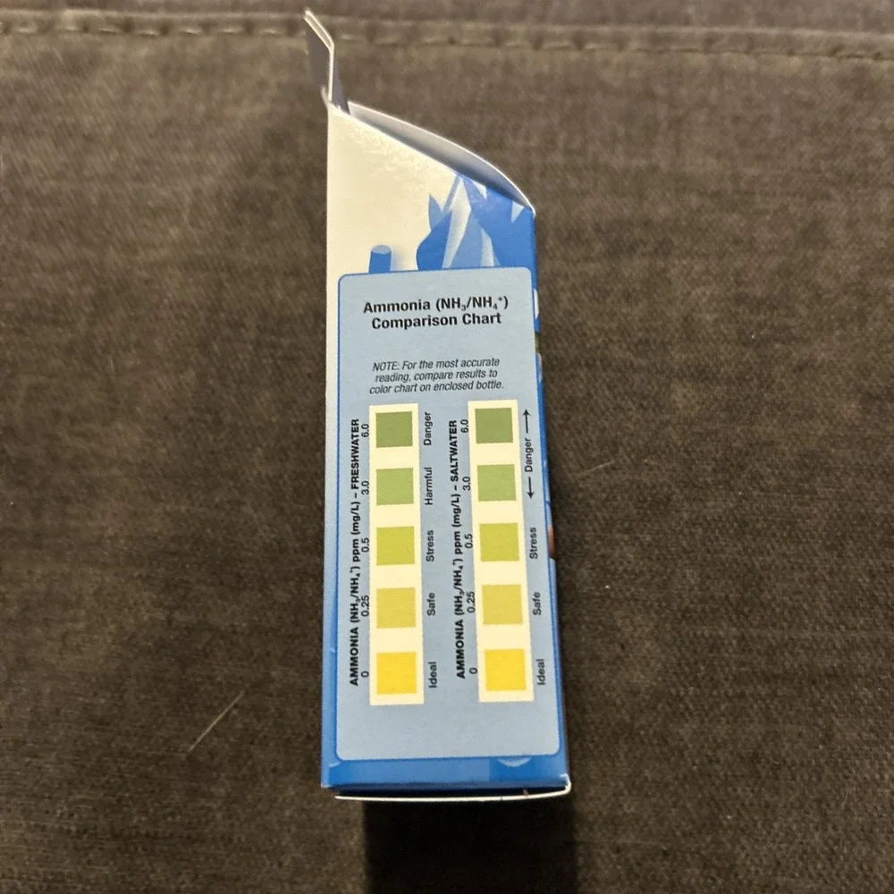 Jungle Quick Dip Ammonia Test Kit for Aquarium - 25 Test Strips Brand New